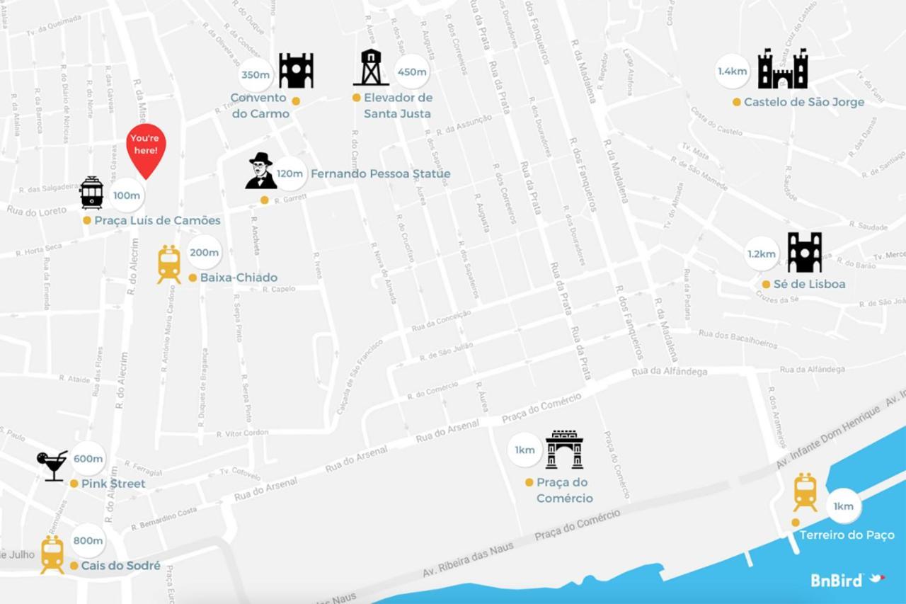 شقة Chiado Mercy II Lisboa المظهر الخارجي الصورة